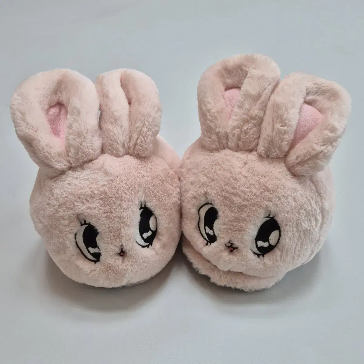 Rare) Esther Love U Rabbit Face Slippers Pink