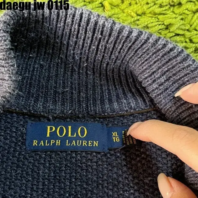 XL POLO KNIT 폴로 니트 집업