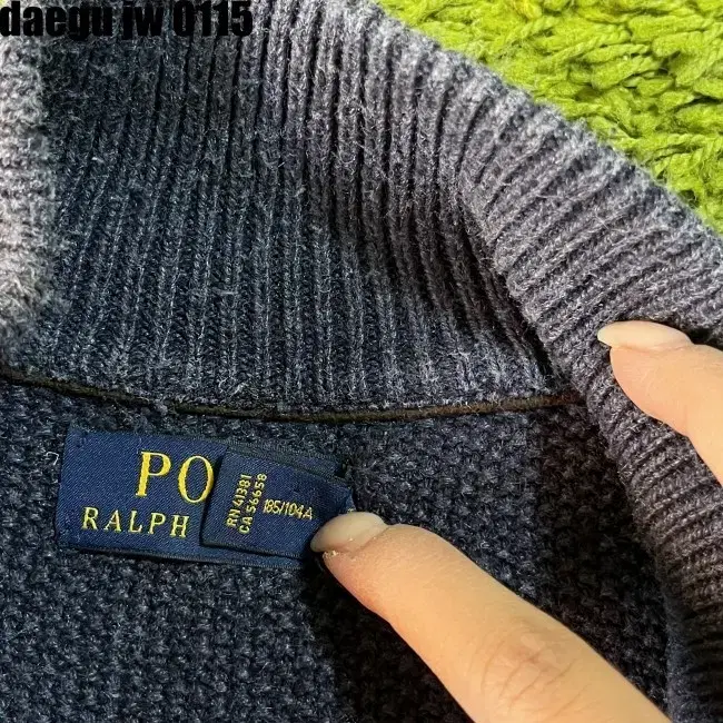 XL POLO KNIT 폴로 니트 집업