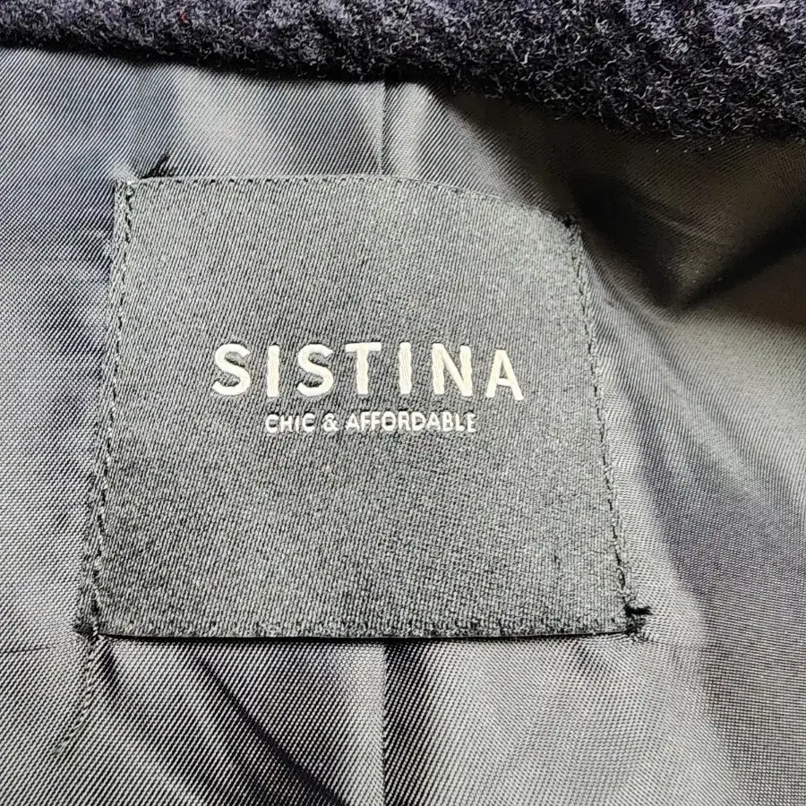 SISTINA 1회 착용 울 코트