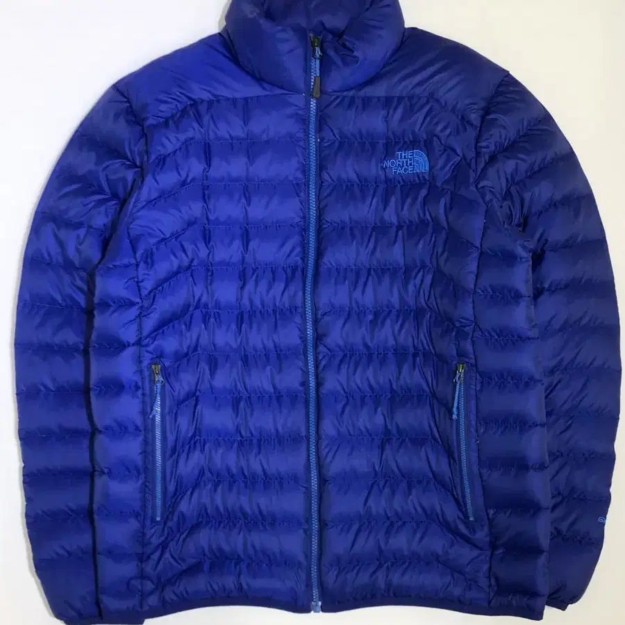 The North face 노스페이스 블루 경량 패딩