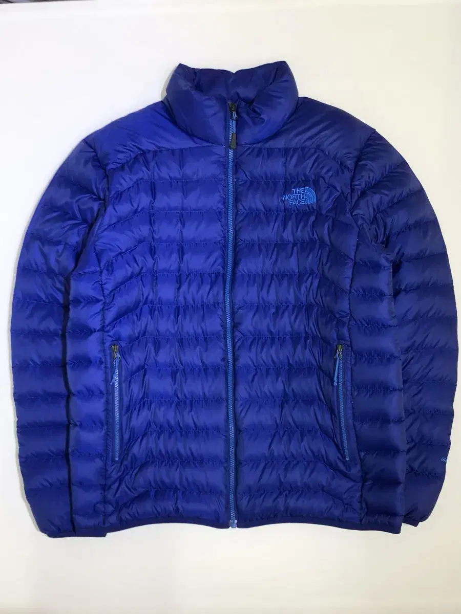 The North face 노스페이스 블루 경량 패딩