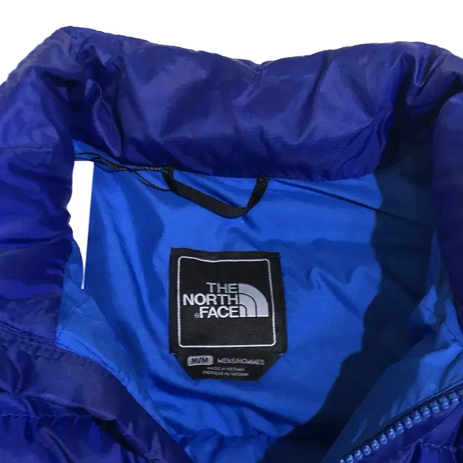 The North face 노스페이스 블루 경량 패딩