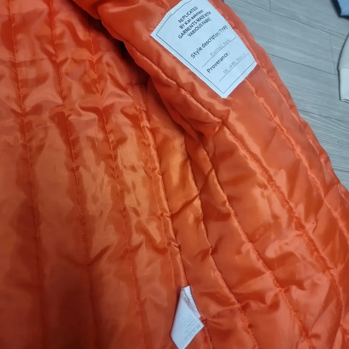 카이크만 m65 피시테일 파카(XL)