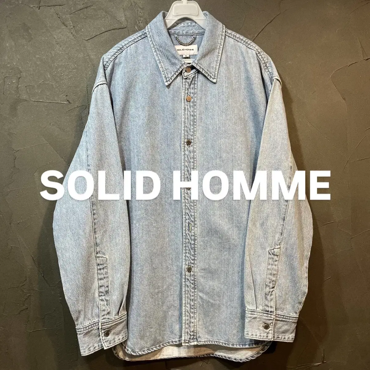 [46] SOLID HOMME 솔리드 옴므 데님 셔츠