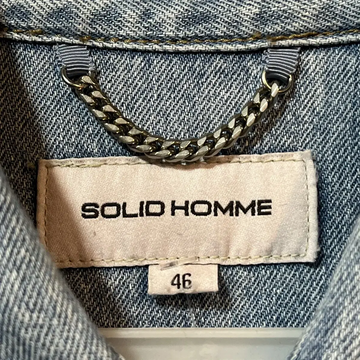 [46] SOLID HOMME 솔리드 옴므 데님 셔츠