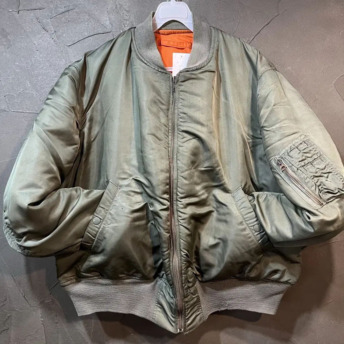 [XL] ALPHA INDUSTRIES 60년대 100%울 파일 MA-1