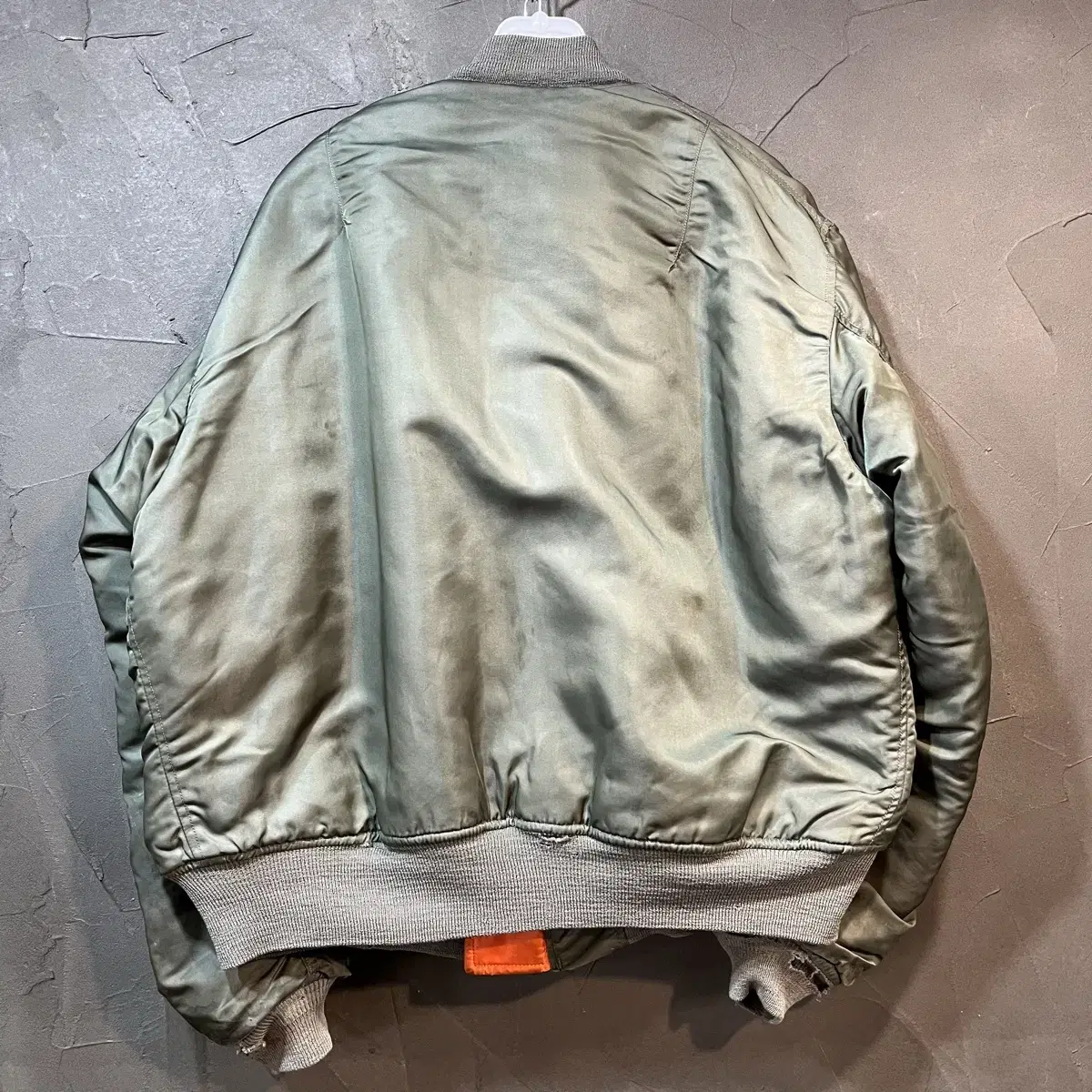 [XL] ALPHA INDUSTRIES 60년대 100%울 파일 MA-1