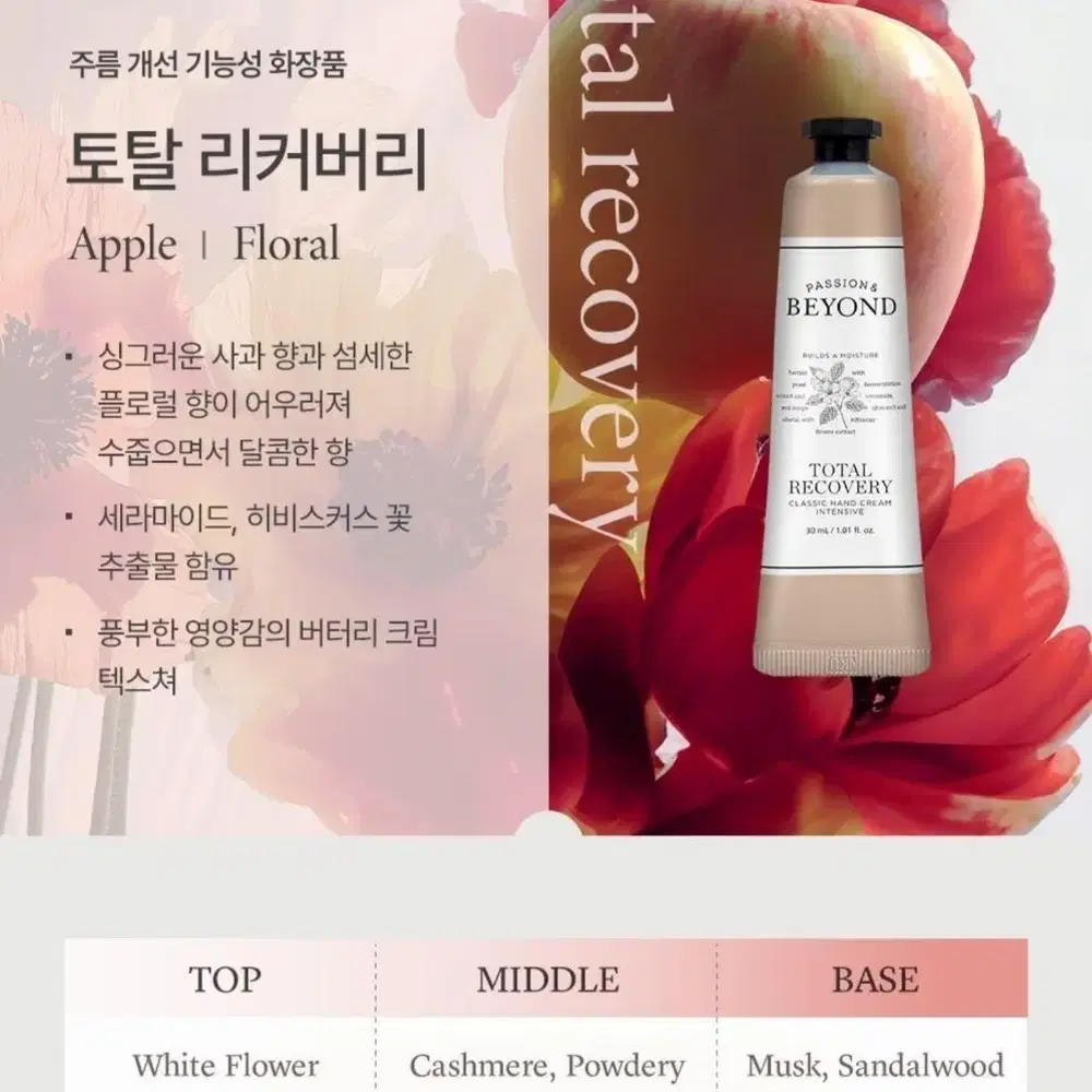 [새상품] 비욘드 핸드크림 토탈 리커버리 30ml