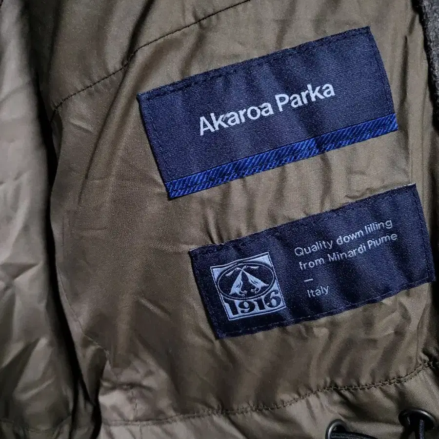 PESPOW Akaroa Parka 울 덕다운 롱패딩 77 7042