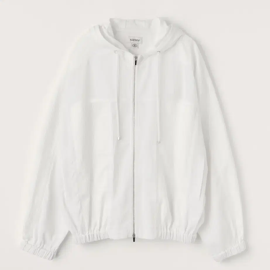 시엔느 Hoodied Zip Jumper_White