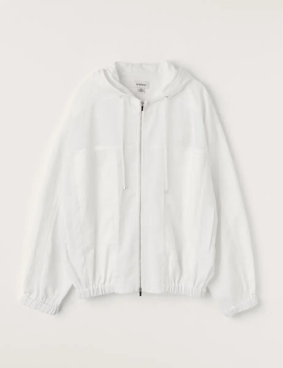 시엔느 Hoodied Zip Jumper_White