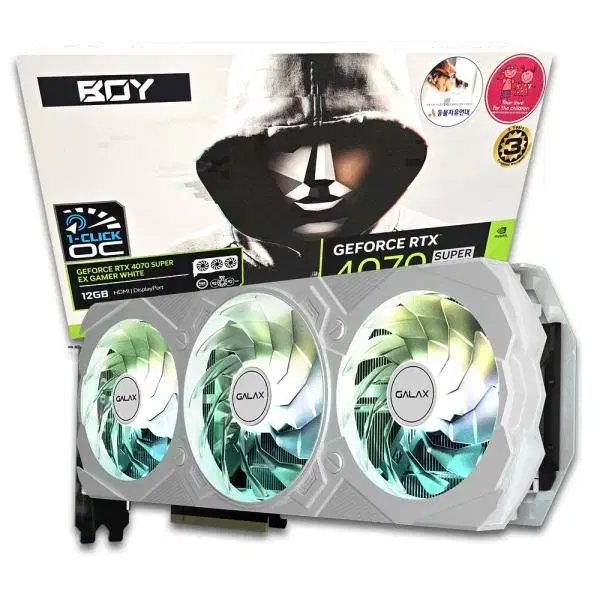 미개봉) RTX 4070 SUPER EX GAMER WHITE OC