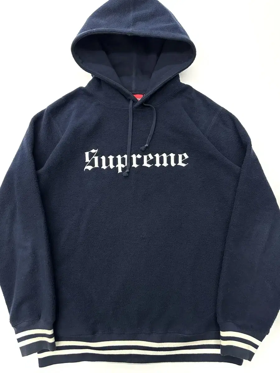 Supreme 슈프림 A/W 리버스 플리스 올드 네이비 후드티