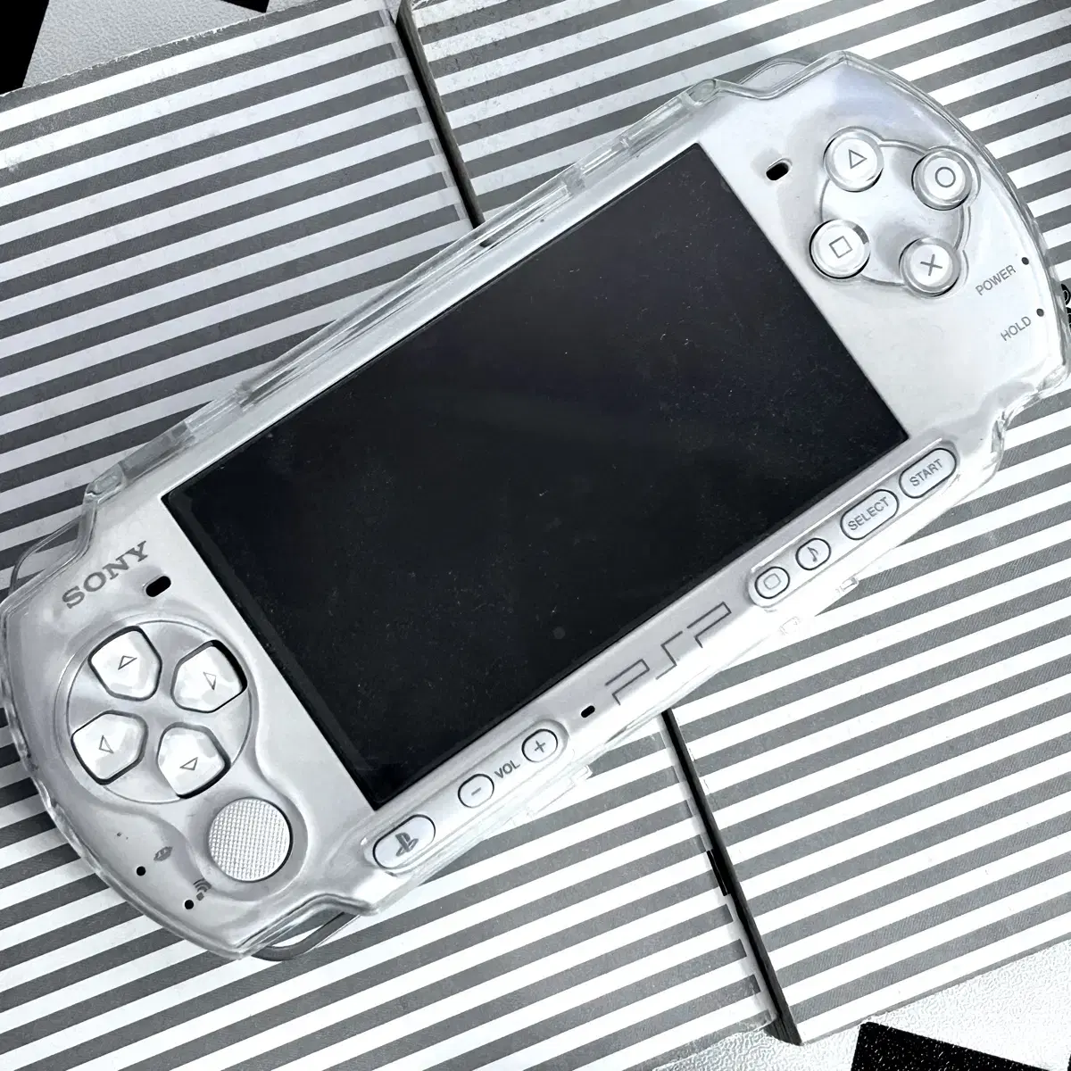 PSP 3000번대 화이트/흰색 umd 포함 플스 플레이스테이션