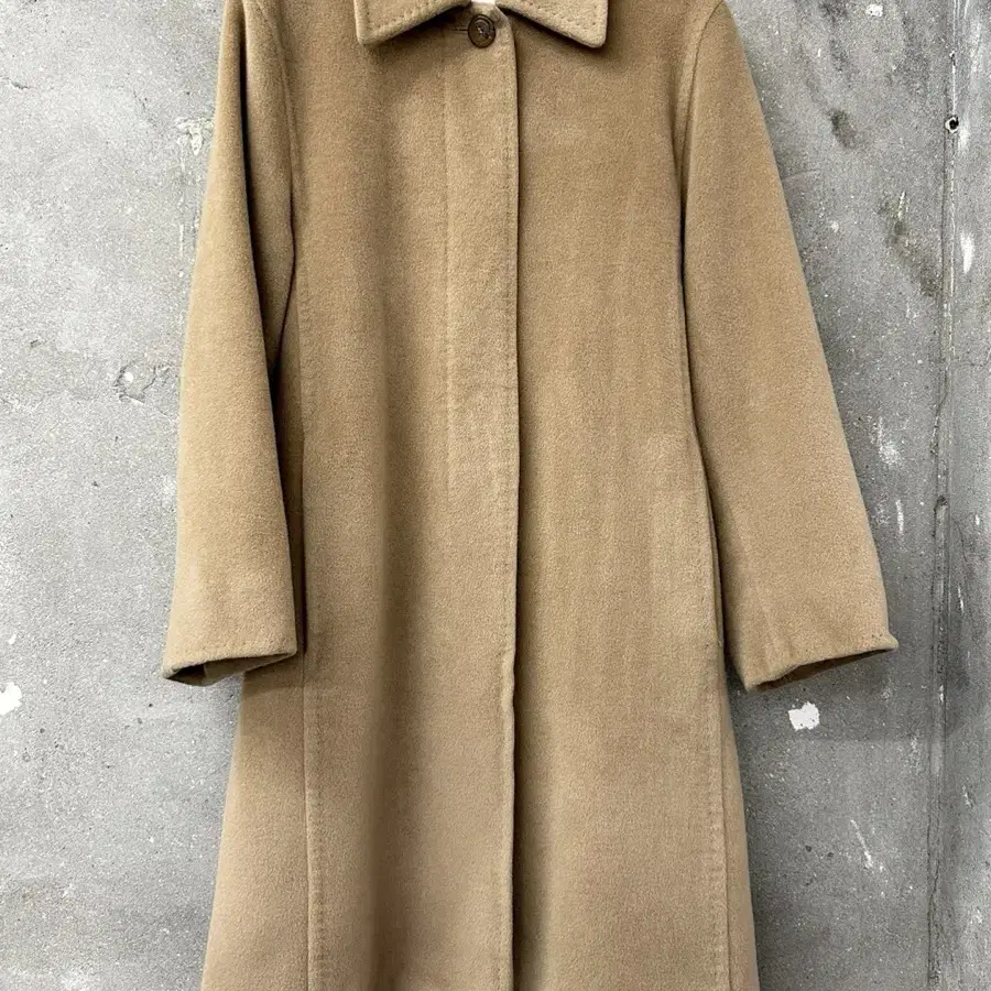 Max Mara 막스마라 카멜 울 캐시미어 롱 코트