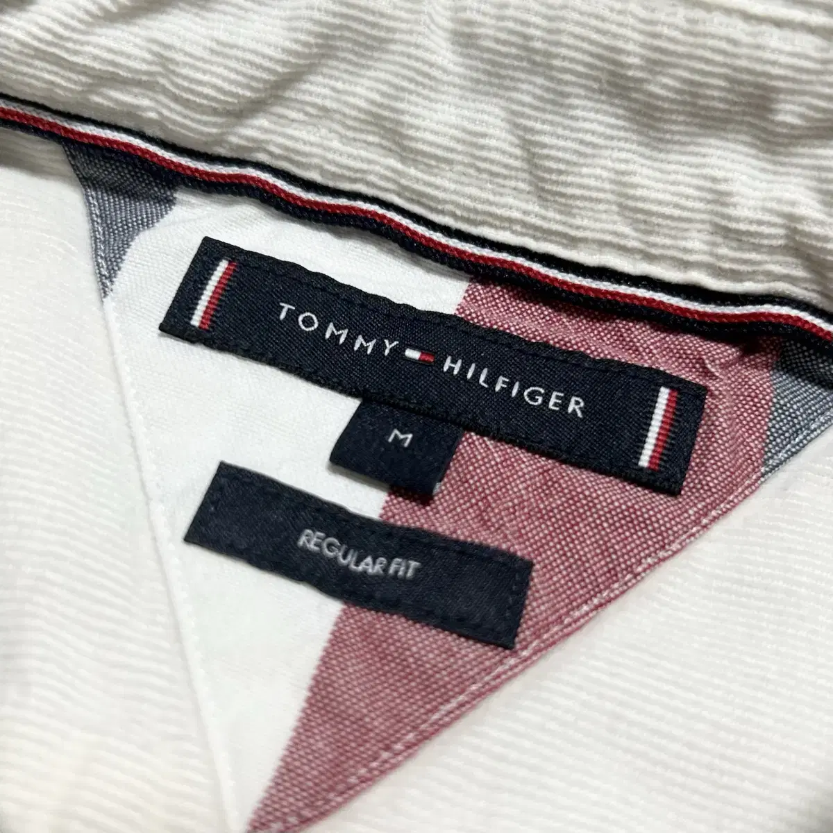 [ M ] Tommy 타미힐피거 크림색 코듀로이 셔츠