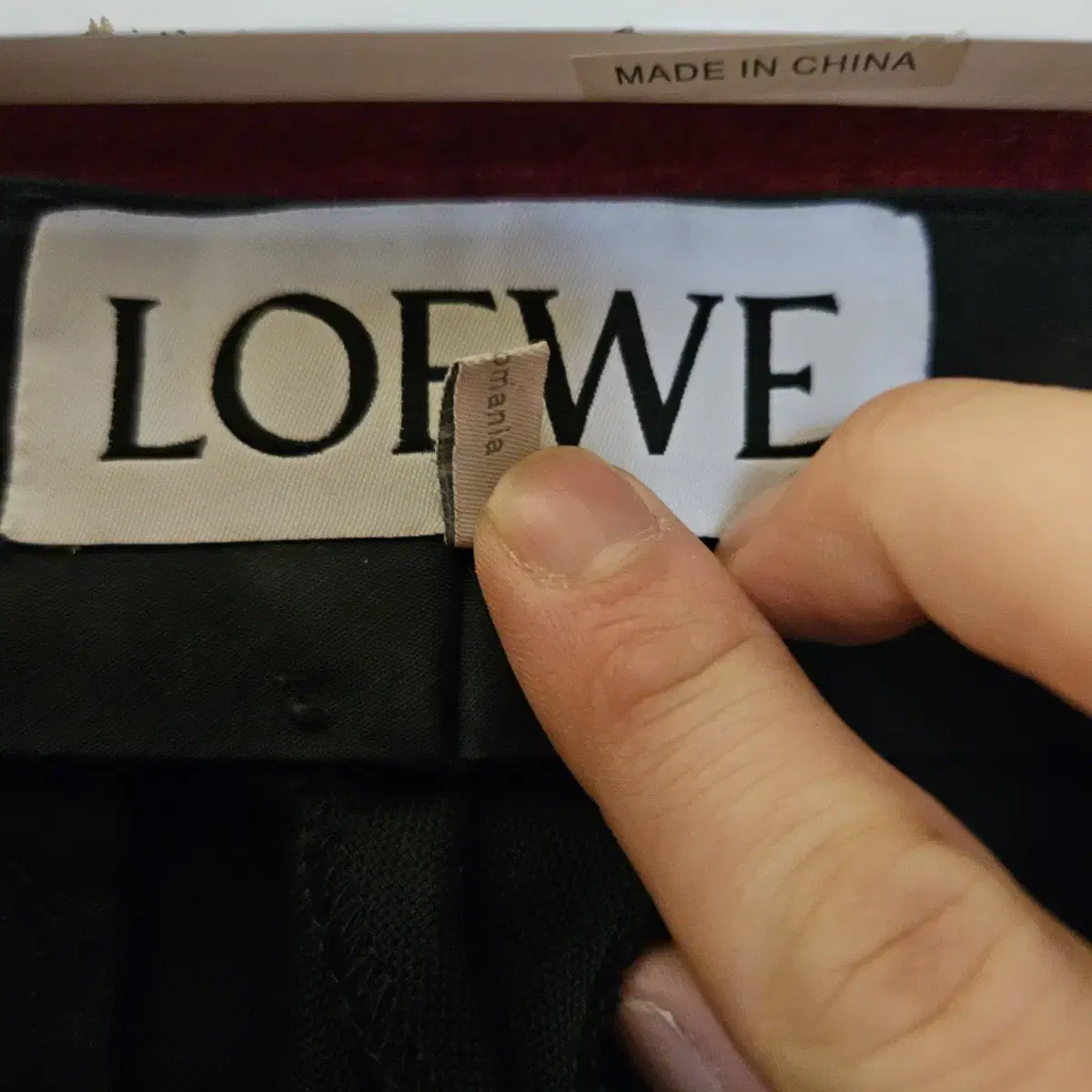 로에베(LOEWE) 핀턱 와이드 슬렉스 36size