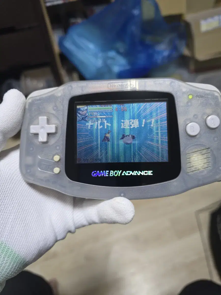 B+급 닌텐도 gba 게임보이어드밴스 투명