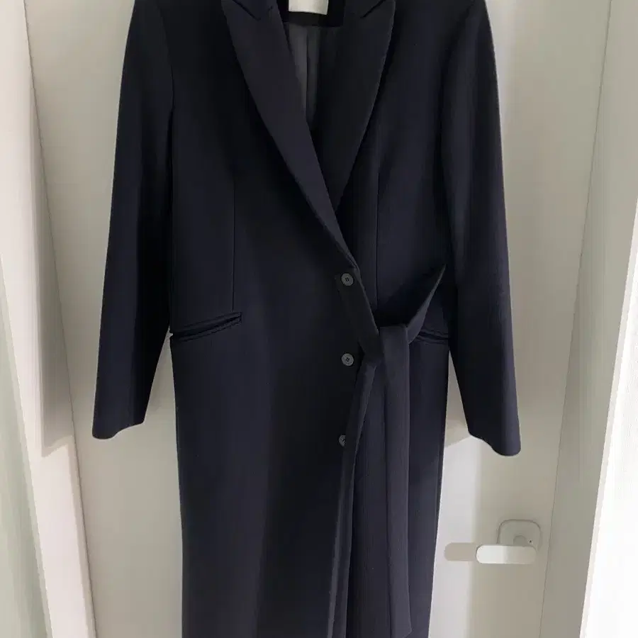 르917 LE917 SIDE BELTED COAT [NAVY]