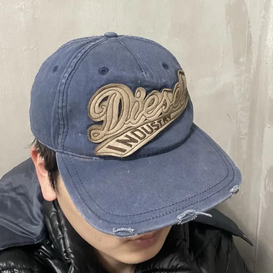 Diesel vintage washed ball cap