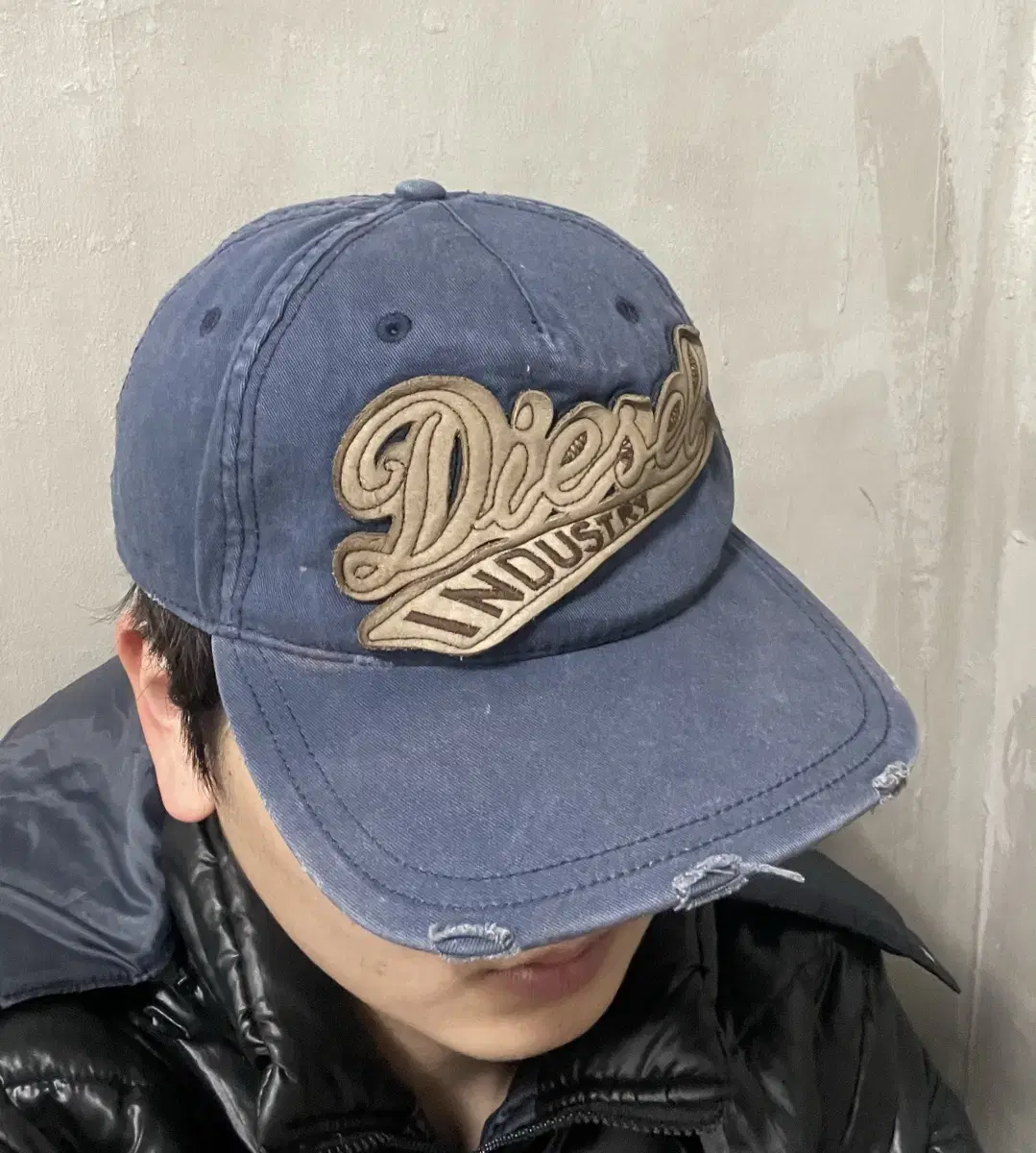 Diesel vintage washed ball cap