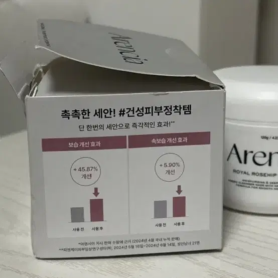 아렌시아 로얄 로즈힙 떡솝 클렌저 120g