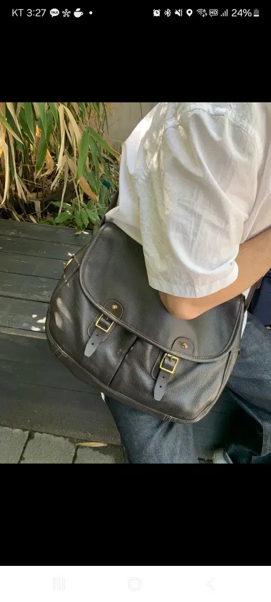 Brady Bag Ariel Trout Leather Large Chestnut