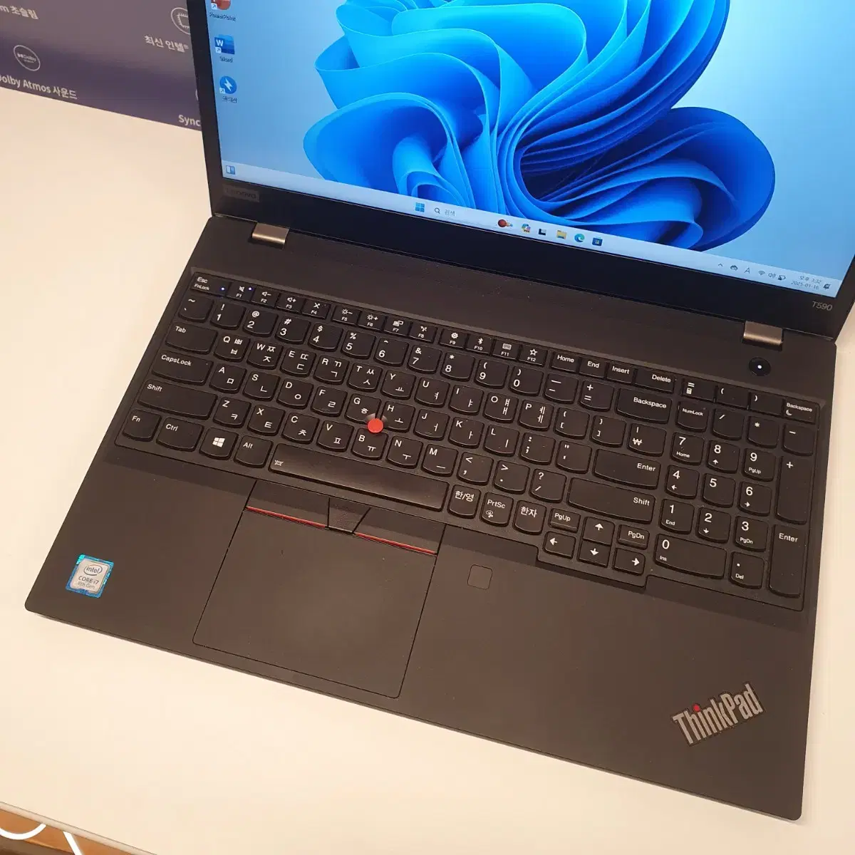 Lenovo i7/512/16GB 15.6인치 T590 노트북