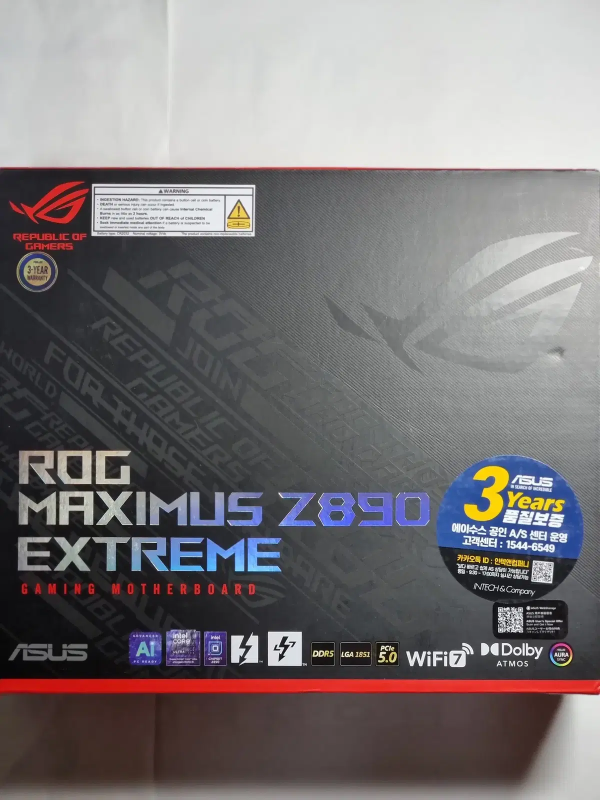 ASUS MAXIMUS Z890 EXTREME 인텍앤컴퍼니 판매