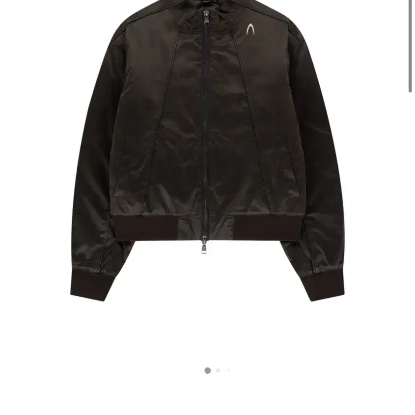 Aakam piping leather blouson