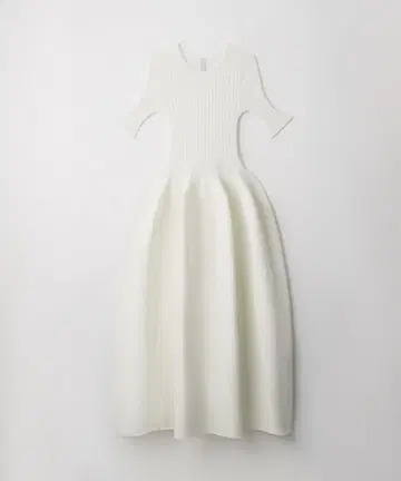 CFCL POTTERY SHORT SLEEVE DRESS