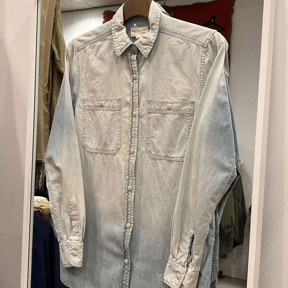 Denim & Supply 데님앤서플라이 성조기 데님 셔츠