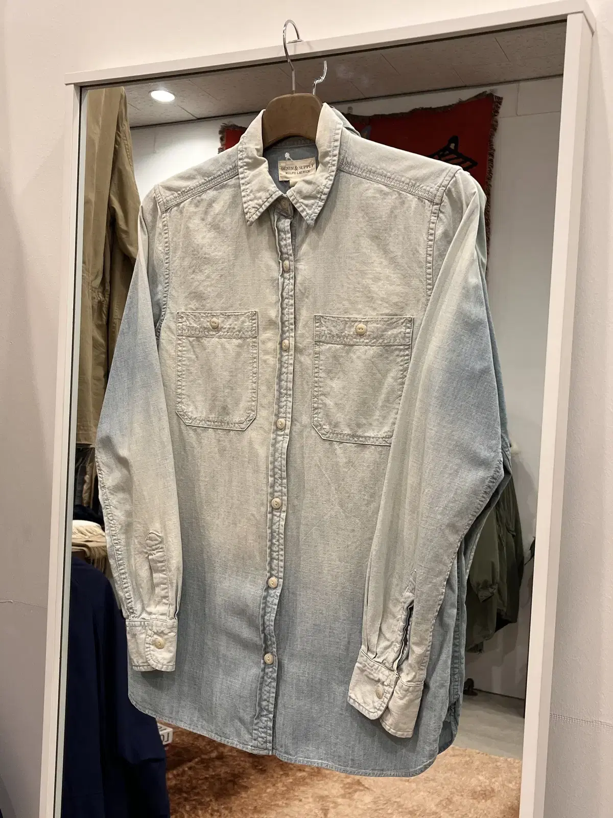 Denim & Supply 데님앤서플라이 성조기 데님 셔츠