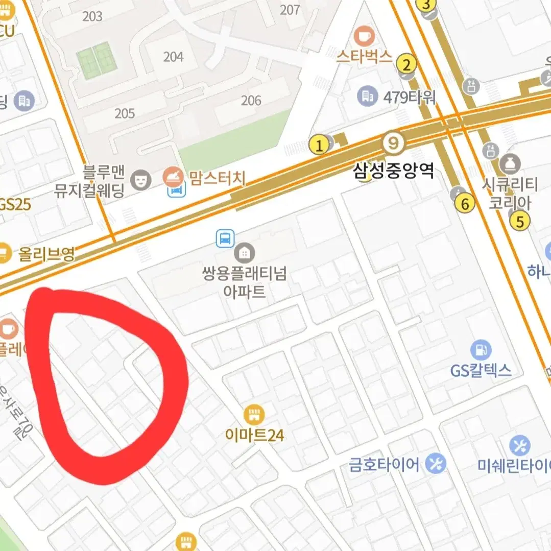 강남 선정릉역 9호선 주차권 월주차