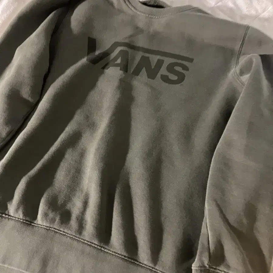 VANS 반스 카키 스웨트셔츠 M