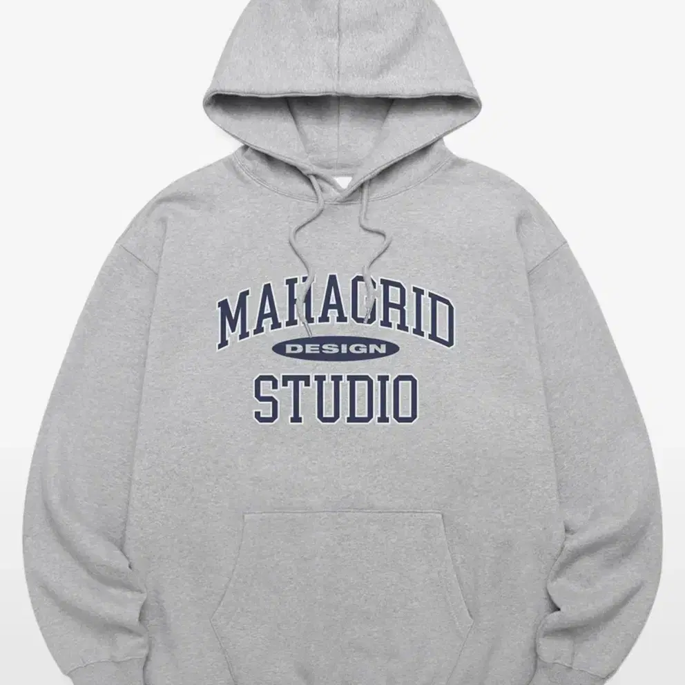 마하그리드 후드티 M COLLEGE LOGO HOODIE GREY