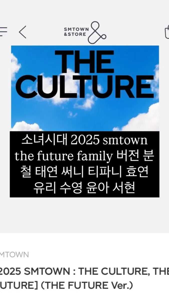 소녀시대 2025smtown thefuture family 버전 분철