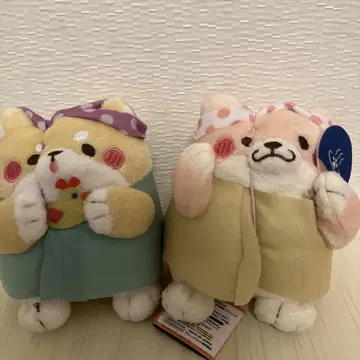 [택 포함 미사용 새상품]충견 모찌시바 기나코 사쿠라 2개 세트