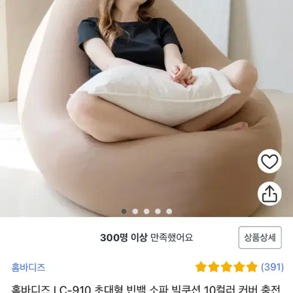 나혼자산다 나온 대형 빈백 홈바디즈 LC-910