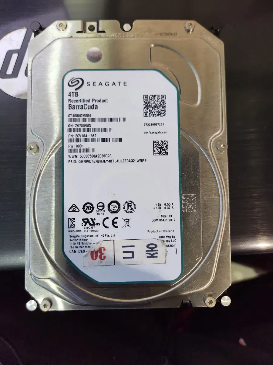 seagate 3.5 4TB hdd