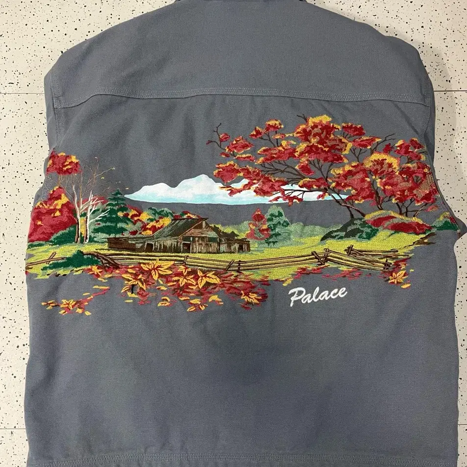 Palace Utility Fleece Jacket Grey - 24FW