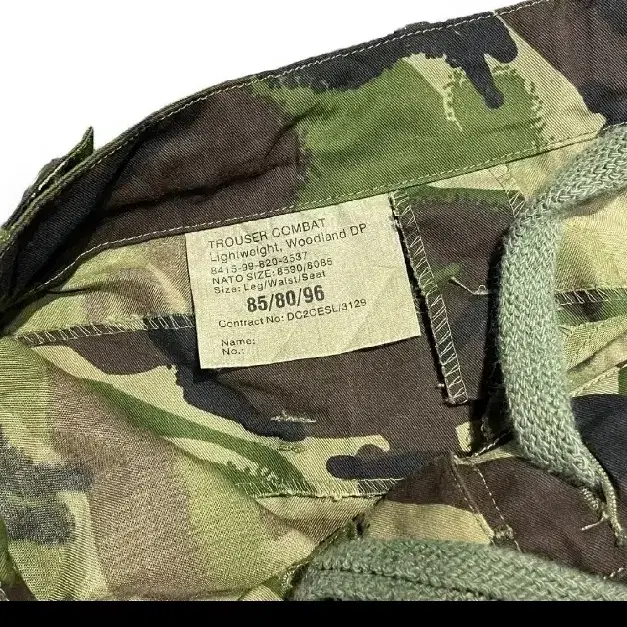 영국 팬츠 바지 군대 육군 카모 밀리터리 극미중고 30인치 GB CAMO