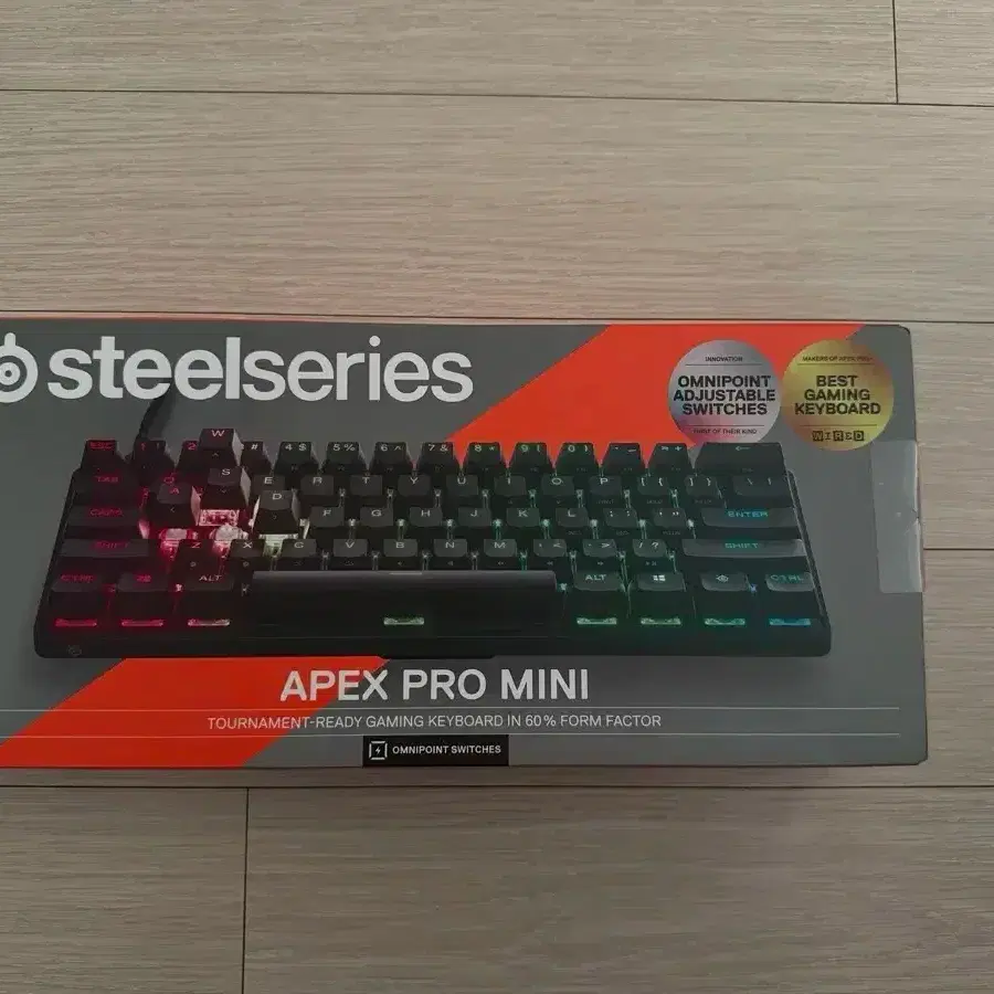 스틸시리즈 APEX pro mini 키보드 판매합니다