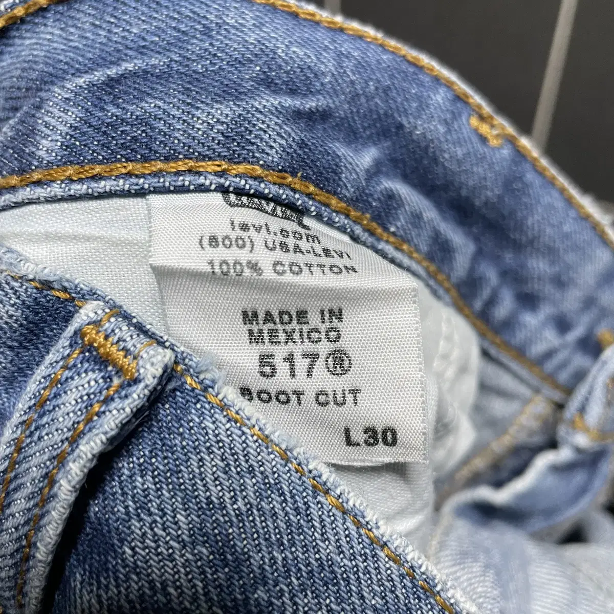 Levis 리바이스 517 부츠컷 데님팬츠