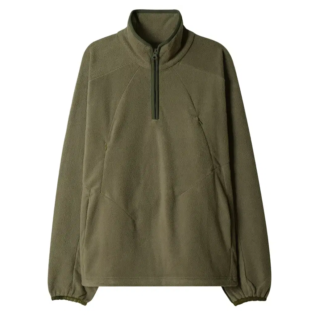 [S] xlim ep.6 Half zip-up Khaki