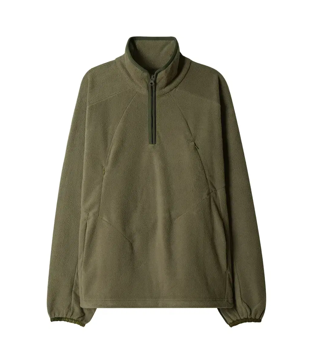 [S] xlim ep.6 Half zip-up Khaki