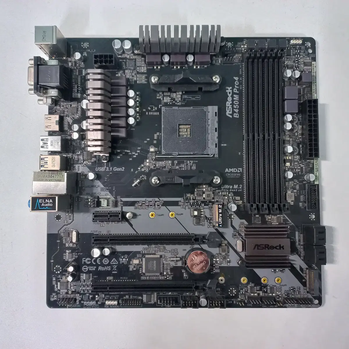 ASRock B450M PRO4(AM4,라이젠용)