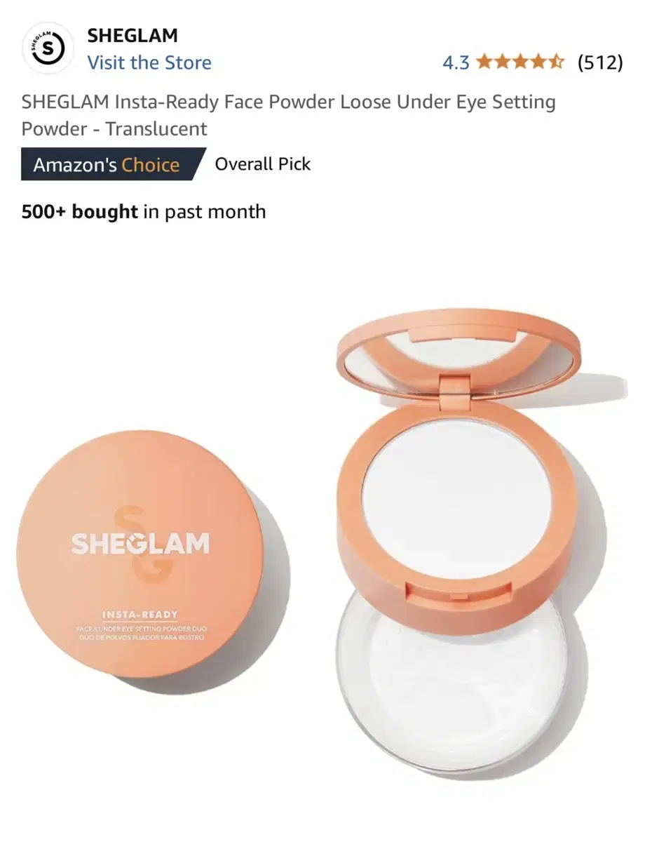 쉬글램 sheglam 인스타레디 세팅 더블 파우더