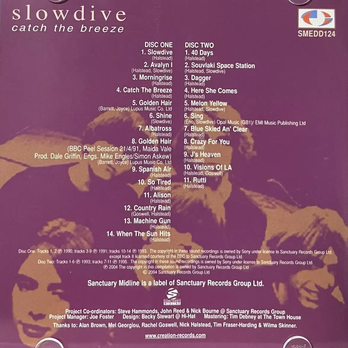 (CD) Slowdive 슬로우다이브 Catch The Breeze